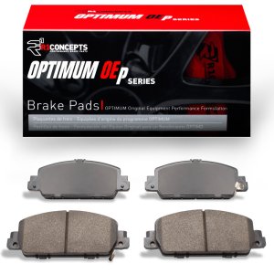 Honda Accord Brake Pads - Front - R1 Concepts - Optimum OE - `14-`17